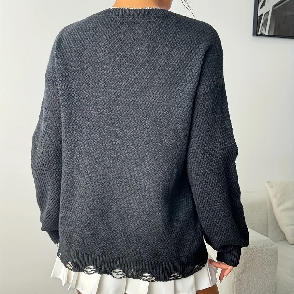 Super Soft Spider Web Perfect for Halloween Sweater - Picture 3 of 15